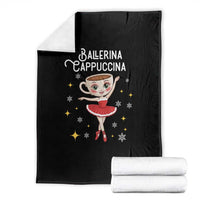 Ballerina Cappuccina Christmas Throw Blanket Italian Brainrot Meme - Wonder Print Shop