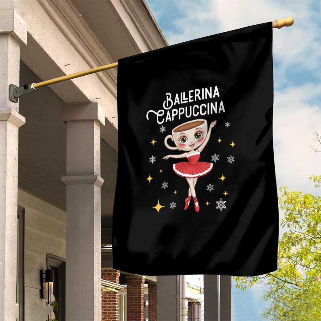 Ballerina Cappuccina Christmas Garden Flag Italian Brainrot Meme - Wonder Print Shop