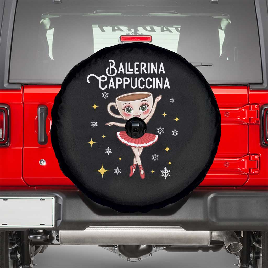 Ballerina Cappuccina Christmas Spare Tire Cover Italian Brainrot Meme - Wonder Print Shop