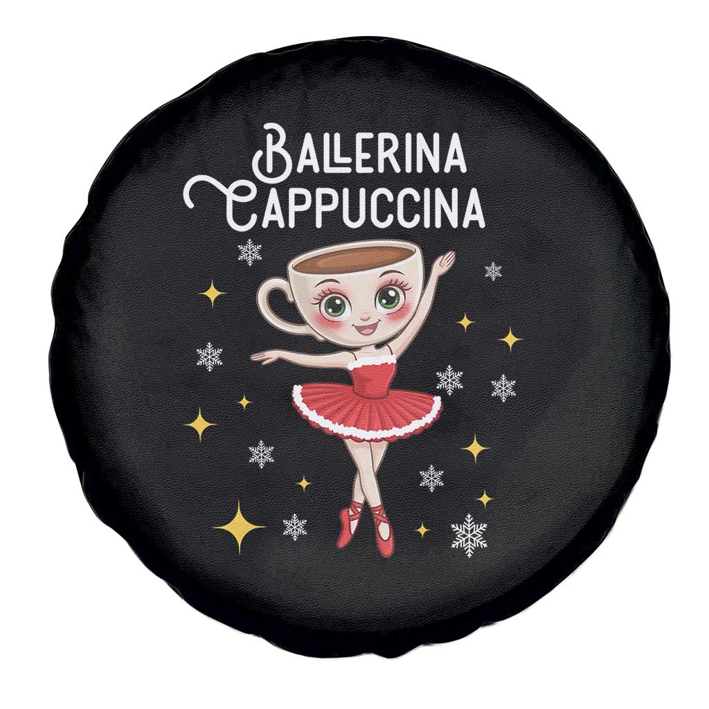 Ballerina Cappuccina Christmas Spare Tire Cover Italian Brainrot Meme - Wonder Print Shop