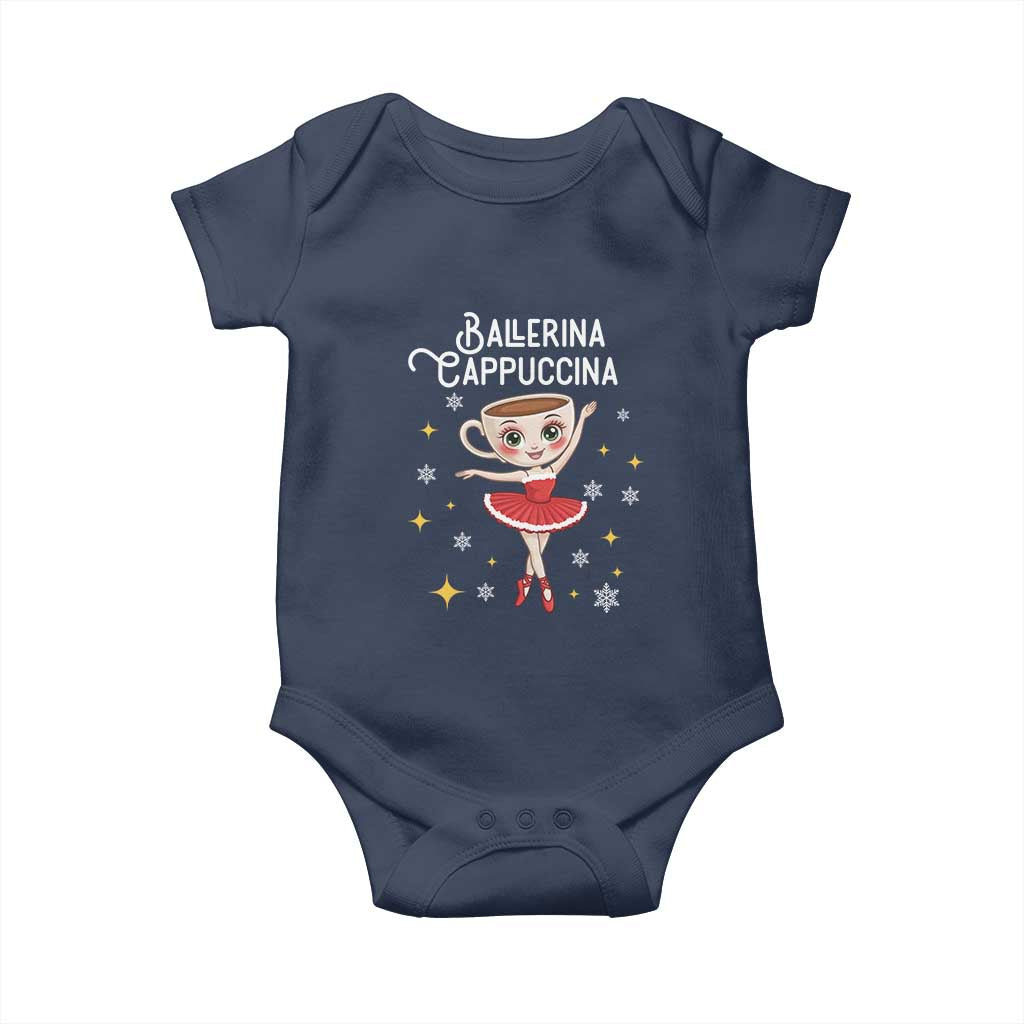 Ballerina Cappuccina Christmas Baby Onesie Italian Brainrot Meme - Wonder Print Shop