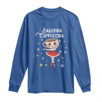 Ballerina Cappuccina Christmas Long Sleeve Shirt Italian Brainrot Meme - Wonder Print Shop