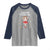 Ballerina Cappuccina Christmas Raglan Shirt Italian Brainrot Meme - Wonder Print Shop