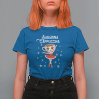 Ballerina Cappuccina Christmas T Shirt For Women Italian Brainrot Meme - Wonder Print Shop