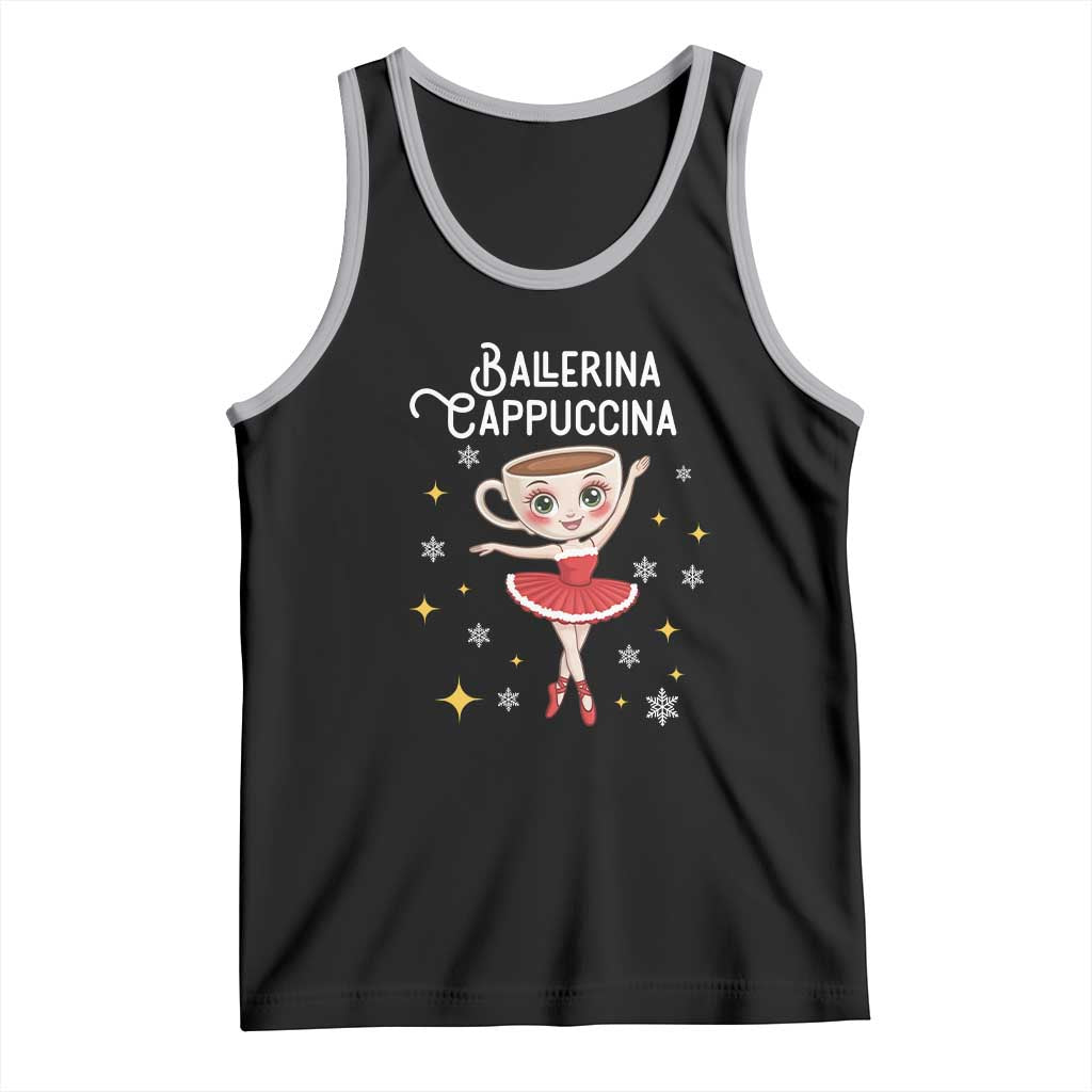 Ballerina Cappuccina Christmas Tank Top Italian Brainrot Meme - Wonder Print Shop