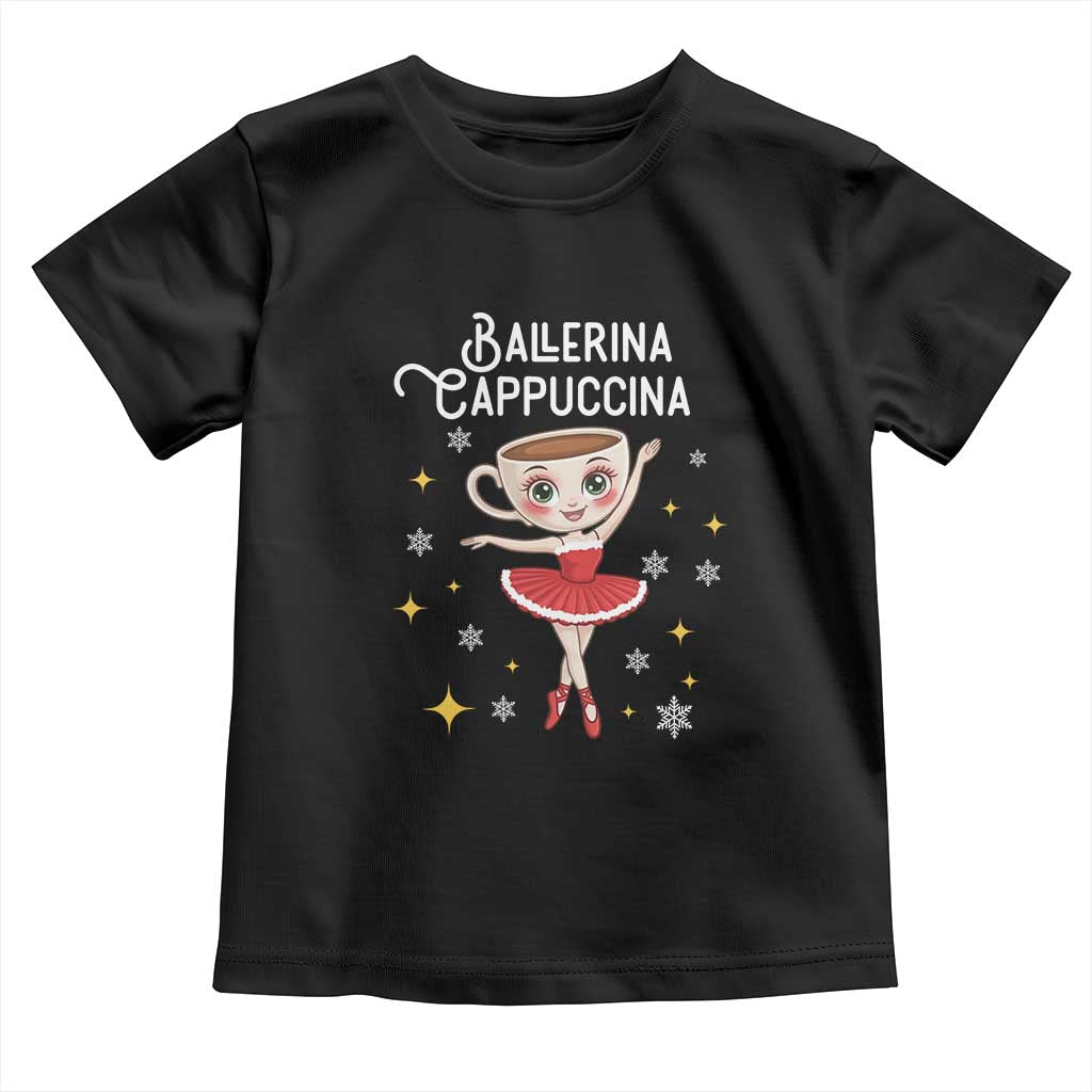 Ballerina Cappuccina Christmas Toddler T Shirt Italian Brainrot Meme - Wonder Print Shop