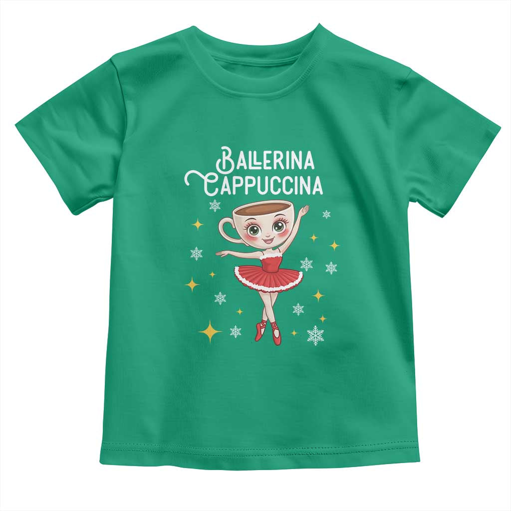 Ballerina Cappuccina Christmas Toddler T Shirt Italian Brainrot Meme - Wonder Print Shop