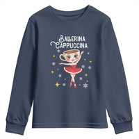 Ballerina Cappuccina Christmas Youth Sweatshirt Italian Brainrot Meme - Wonder Print Shop