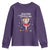 Ballerina Cappuccina Christmas Youth Sweatshirt Italian Brainrot Meme - Wonder Print Shop