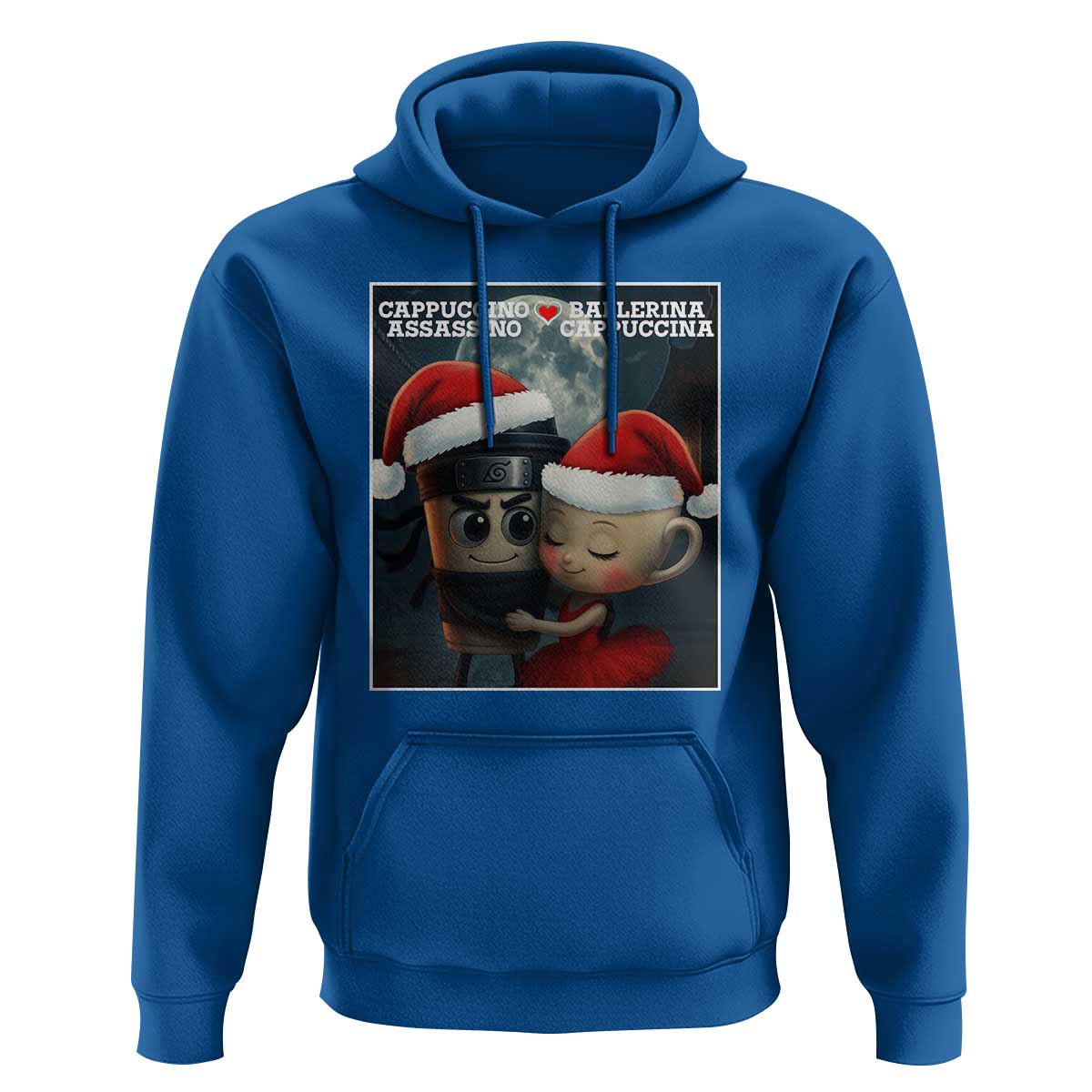 Funny Christmas Couple Hoodie Italian Brainrot Meme - Wonder Print Shop