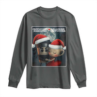 Funny Christmas Couple Long Sleeve Shirt Italian Brainrot Meme - Wonder Print Shop