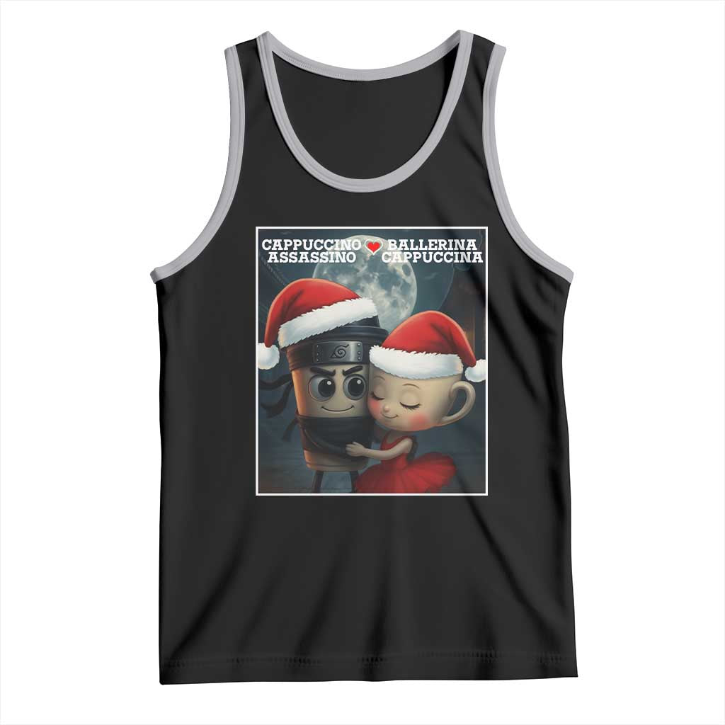 Funny Christmas Couple Tank Top Italian Brainrot Meme - Wonder Print Shop