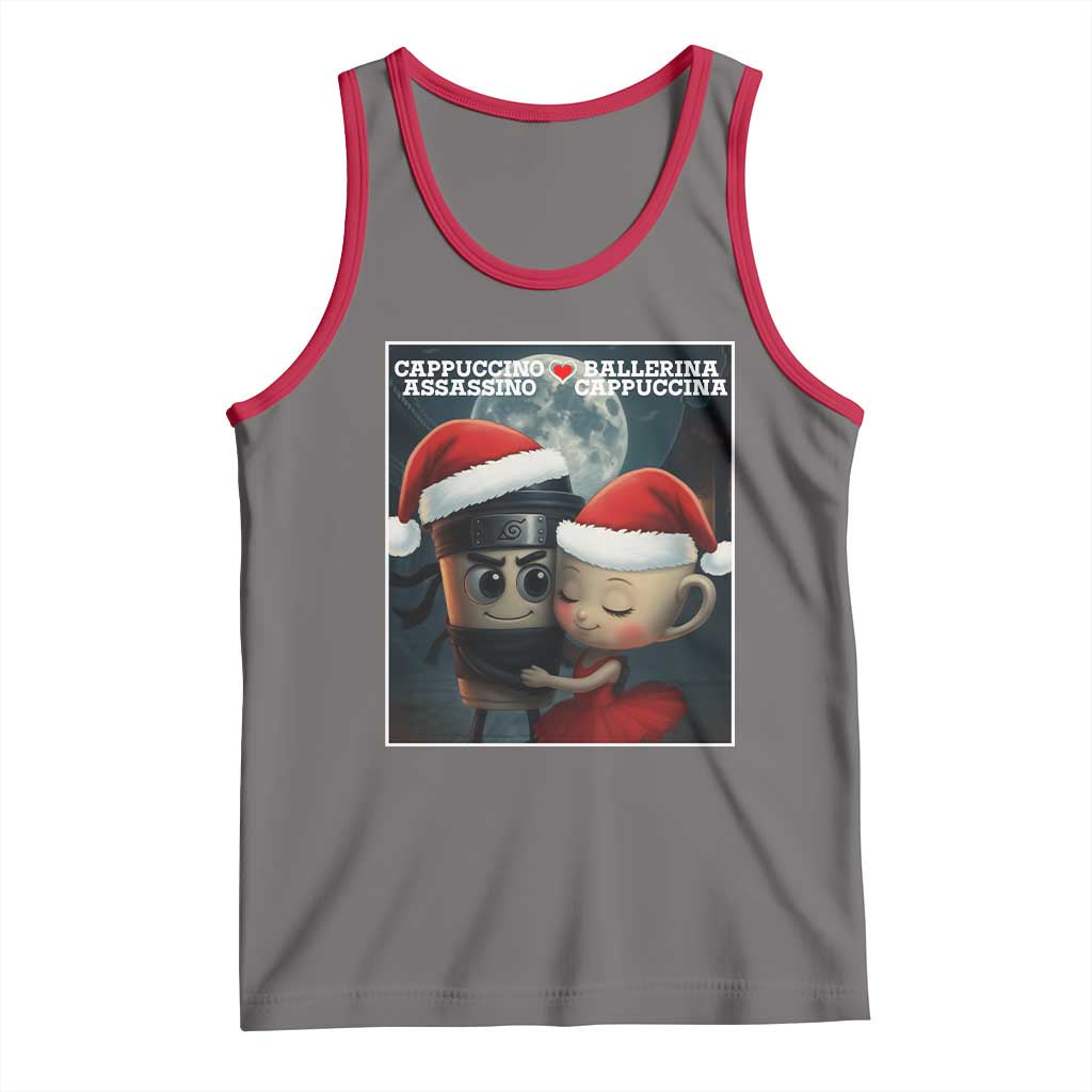 Funny Christmas Couple Tank Top Italian Brainrot Meme - Wonder Print Shop