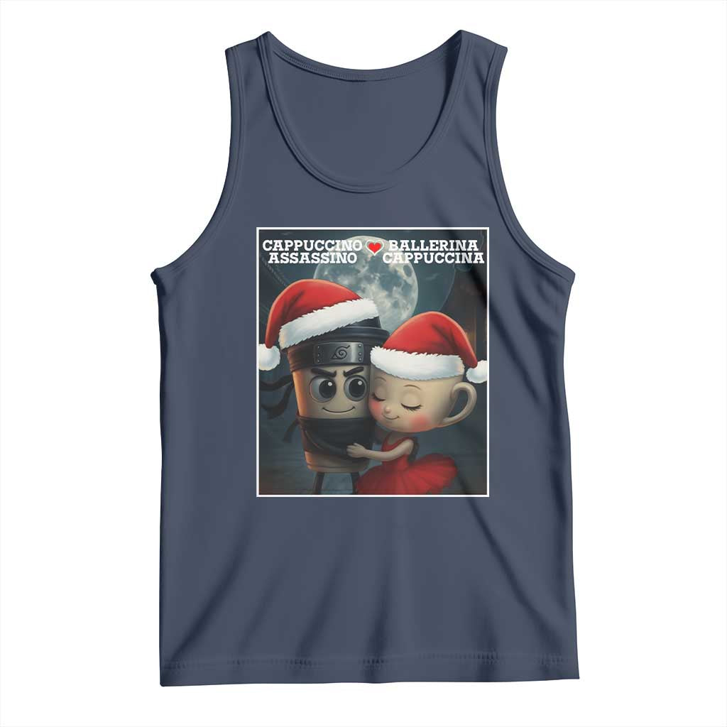 Funny Christmas Couple Tank Top Italian Brainrot Meme - Wonder Print Shop