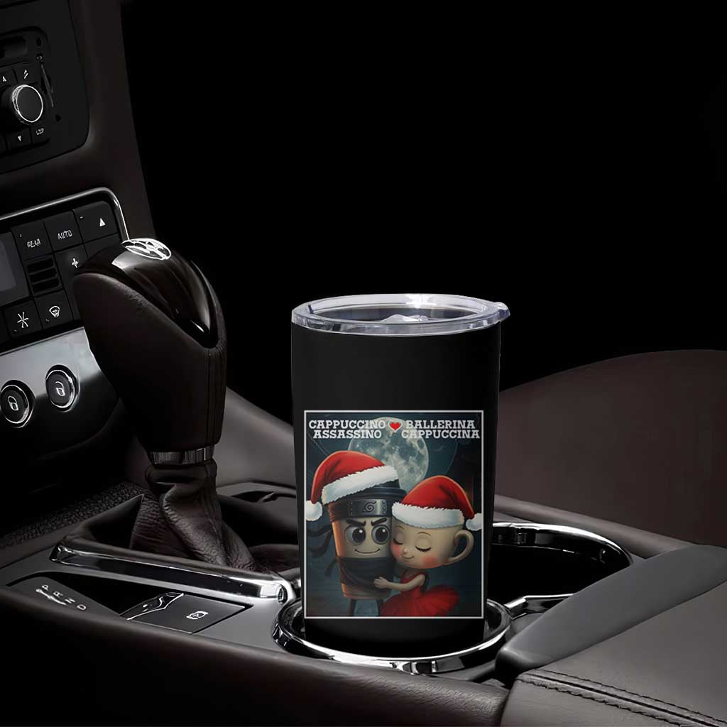 Funny Christmas Couple Tumbler Cup Italian Brainrot Meme - Wonder Print Shop