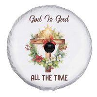 Cross Christian Christmas Spare Tire Cover God Is Good All The Time - Wonder Print Shop