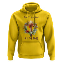 Cross Christian Christmas Hoodie God Is Good All The Time - Wonder Print Shop