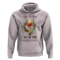 Cross Christian Christmas Hoodie God Is Good All The Time - Wonder Print Shop