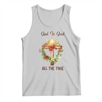 Cross Christian Christmas Tank Top God Is Good All The Time - Wonder Print Shop