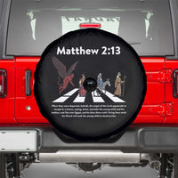 Jesus Christian Spare Tire Cover Cross Bible Verse Matthew 2:13 - Wonder Print Shop