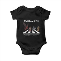 Jesus Christian Baby Onesie Cross Bible Verse Matthew 2:13 - Wonder Print Shop