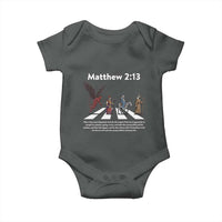 Jesus Christian Baby Onesie Cross Bible Verse Matthew 2:13 - Wonder Print Shop