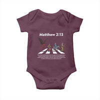 Jesus Christian Baby Onesie Cross Bible Verse Matthew 2:13 - Wonder Print Shop