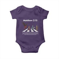 Jesus Christian Baby Onesie Cross Bible Verse Matthew 2:13 - Wonder Print Shop