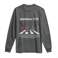Jesus Christian Long Sleeve Shirt Cross Bible Verse Matthew 2:13 - Wonder Print Shop