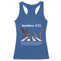 Jesus Christian Racerback Tank Top Cross Bible Verse Matthew 2:13 - Wonder Print Shop