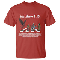 Jesus Christian T Shirt Cross Bible Verse Matthew 2:13 - Wonder Print Shop