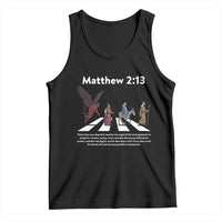 Jesus Christian Tank Top Cross Bible Verse Matthew 2:13 - Wonder Print Shop