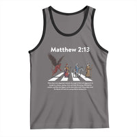 Jesus Christian Tank Top Cross Bible Verse Matthew 2:13 - Wonder Print Shop