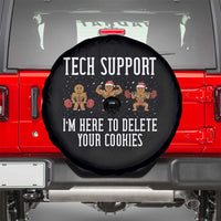 Tech Support Funny Christmas Spare Tire Cover Gingerbread I Am Here To Delete Your Cookies - Wonder Print Shop