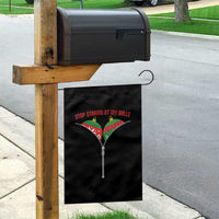 Funny Dirty Christmas Garden Flag Stop Staring At My Balls - Wonder Print Shop