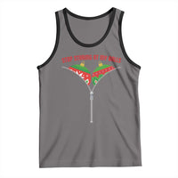 Funny Dirty Christmas Tank Top Stop Staring At My Balls - Wonder Print Shop