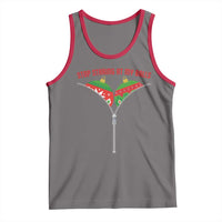 Funny Dirty Christmas Tank Top Stop Staring At My Balls - Wonder Print Shop