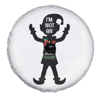 Funny Christmas Matching Family Spare Tire Cover I Am Not An Elf Im Just Short - Wonder Print Shop
