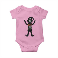 Funny Christmas Matching Family Baby Onesie I Am Not An Elf Im Just Short - Wonder Print Shop