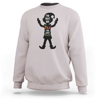 Funny Christmas Matching Family Sweatshirt I Am Not An Elf Im Just Short - Wonder Print Shop