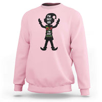 Funny Christmas Matching Family Sweatshirt I Am Not An Elf Im Just Short - Wonder Print Shop
