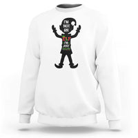Funny Christmas Matching Family Sweatshirt I Am Not An Elf Im Just Short - Wonder Print Shop