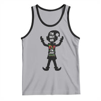 Funny Christmas Matching Family Tank Top I Am Not An Elf Im Just Short - Wonder Print Shop