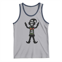 Funny Christmas Matching Family Tank Top I Am Not An Elf Im Just Short - Wonder Print Shop