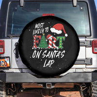 Funny Christmas Matching Family Spare Tire Cover Most Likely To Fart On Santa Lap - Wonder Print Shop