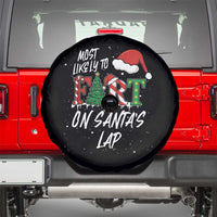 Funny Christmas Matching Family Spare Tire Cover Most Likely To Fart On Santa Lap - Wonder Print Shop