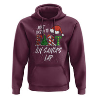 Funny Christmas Matching Family Hoodie Most Likely To Fart On Santa Lap - Wonder Print Shop