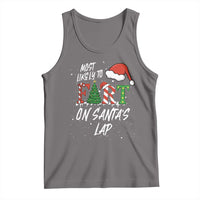 Funny Christmas Matching Family Tank Top Most Likely To Fart On Santa Lap - Wonder Print Shop