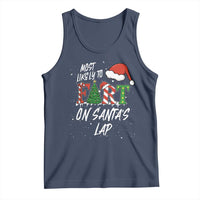 Funny Christmas Matching Family Tank Top Most Likely To Fart On Santa Lap - Wonder Print Shop