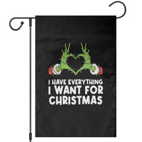 Funny Elf Hand Christmas Garden Flag I Have Everything I Want For Christmas - Wonder Print Shop